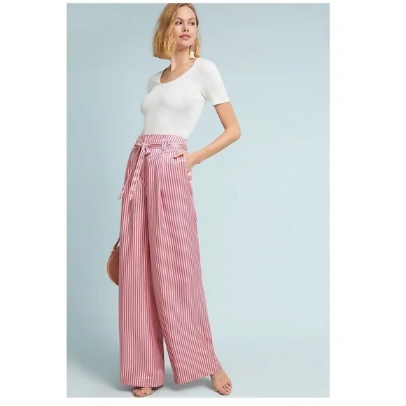 NWT Anthropologie Ventura Wide-Leg Trousers - Picture 2 of 8